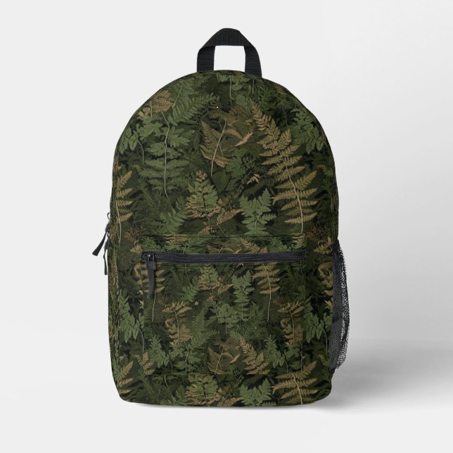Farn-Tarnanzug Bedruckter Rucksack (Vorderseite)