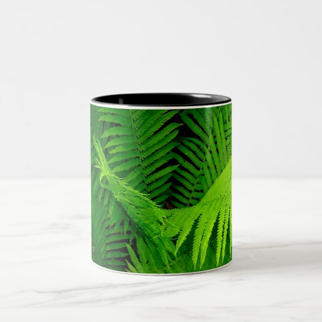 Farn-Tasse Zweifarbige Tasse (Mittel)