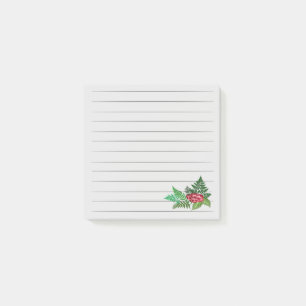 Farn- und Blumennoten Post-it Klebezettel