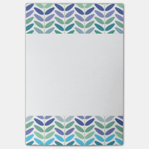 Farn-Waldeleganter Frühling färbt Muster Post-it Klebezettel