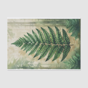 Farnblätter Botanischer Dekor Seidenpapier