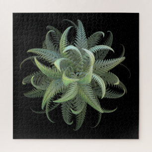 Farnblüten-Fraktal Puzzle