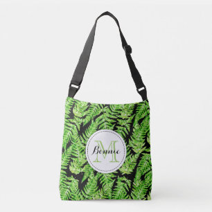 Farnfarn-Blattmuster Totbeutel Tragetaschen Mit Langen Trägern