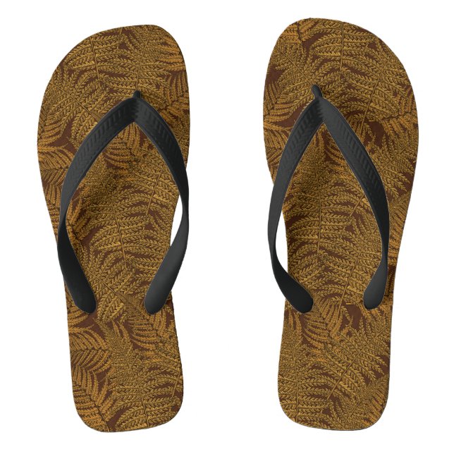 Farnfarn Flip Flops (Fußbett)