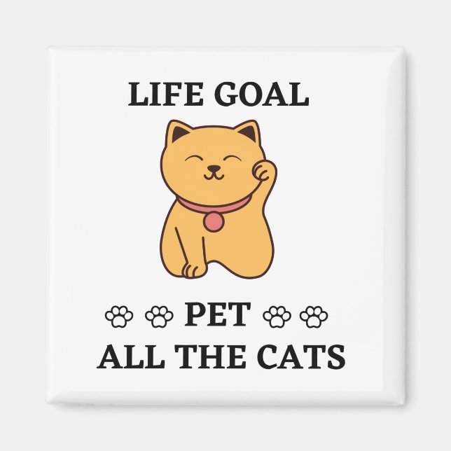 FARNY CAT LOVER PET ALLE KATZEN MAGNET (Vorne)