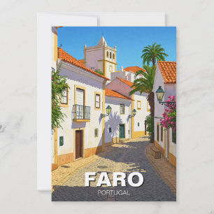 Faro Algarve Feiertagskarte