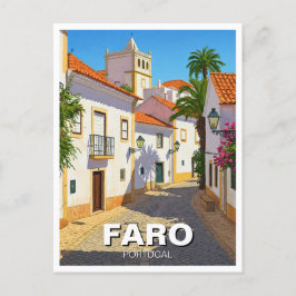 Faro Algarve Postkarte
