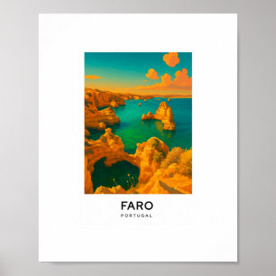 Faro - Portugal Reiseplakat Poster
