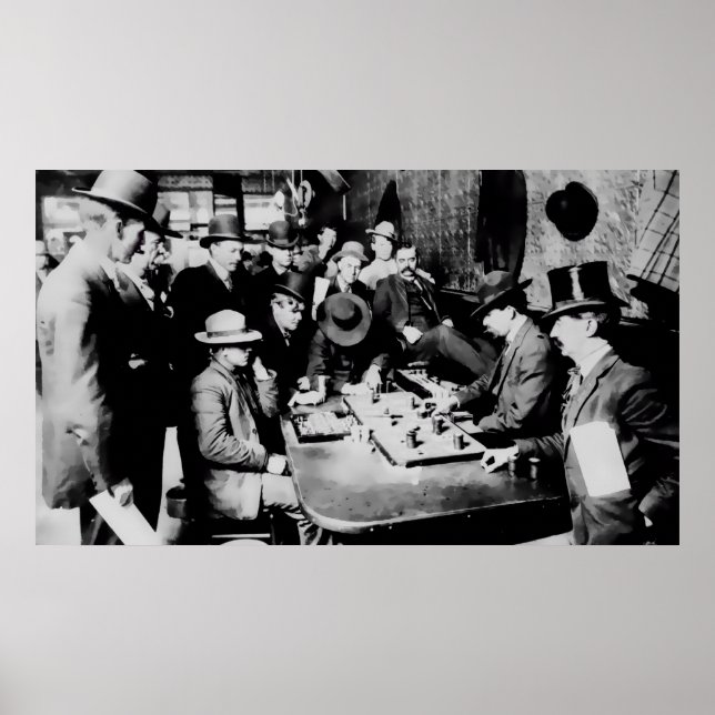 FARO SPIEL ORIENT SALOON c. 1900 - ARIZONA Poster (Vorne)