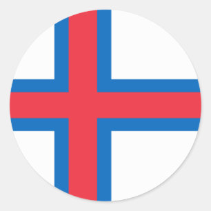 Faroe Islands flag Sticker