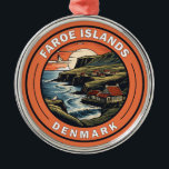 Färöer Dänemark Reisen Kunst Abzeichen Ornament Aus Metall<br><div class="desc">Färöer Inseln im Vektorgrafik-Stil. Die Färöer sind ein Archipel,  das sich selbst regiert und Teil des Königreichs Dänemark ist. Es besteht aus 18 felsigen,  vulkanischen Inseln.</div>