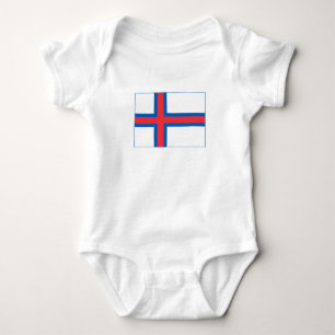 Färöer-Flagge Baby Strampler