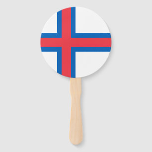 Färöer-Flagge Fächer