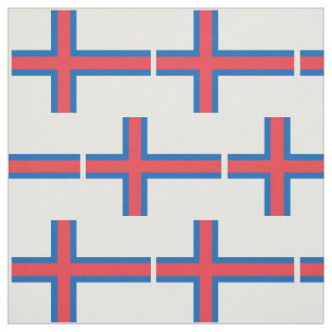 Färöer-Flagge Stoff