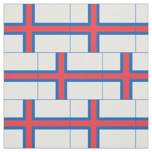Färöer-Flagge Stoff