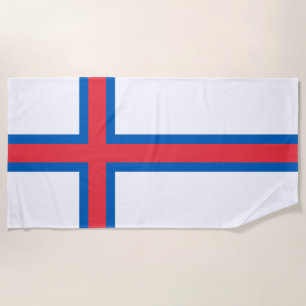 Färöer-Flagge Strandtuch