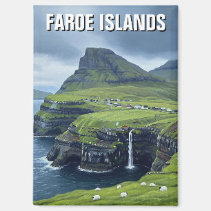 Färöer Inseln Dänemark Reise Magnet