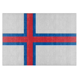 Färöer-Inseln-Flagge Schneidebrett