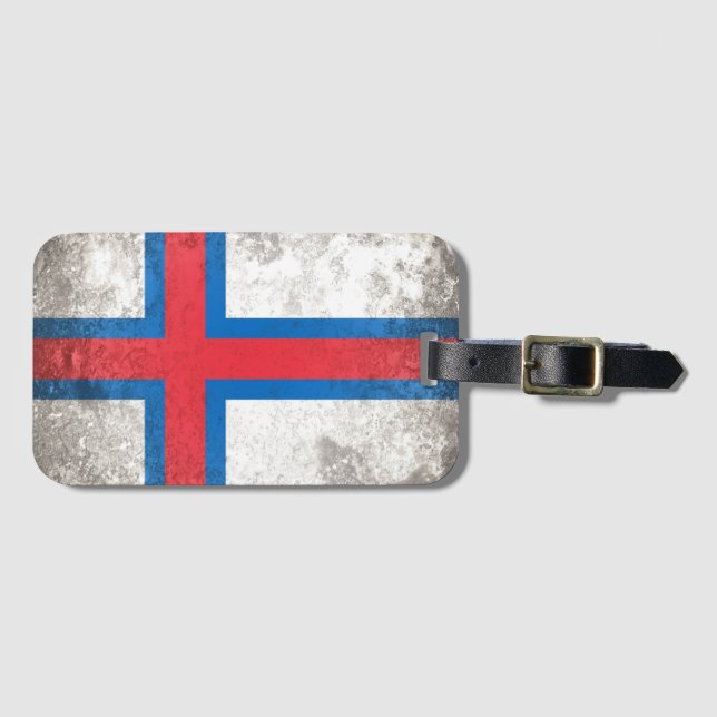 Färöer-Inseln Gepäckanhänger (Vorderseite (Horizontal))