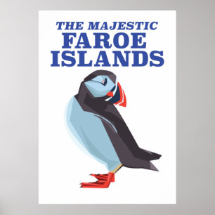 Färöer Puffvogel Poster