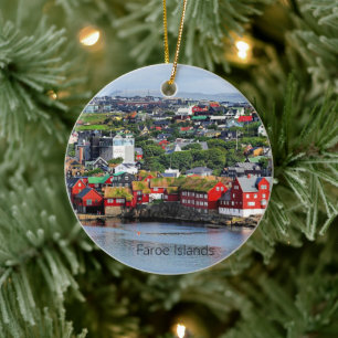 Färöer (Torshavn) Keramik Ornament
