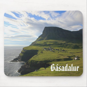 Faroese Dorf von Gásadalur: Mousepad