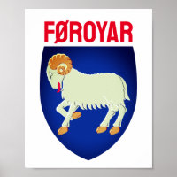 Färöisches Wappen (DÄNEMARK)