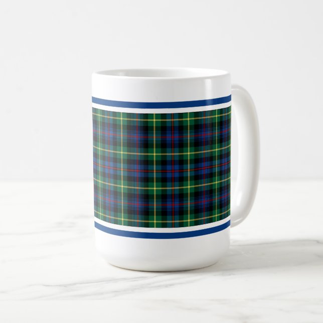 Farquharson Clan Tartan Kaffeetasse (VorderseiteRechts)