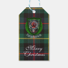 Farquharson Scottish Clan Tartan & Crest Geschenkanhänger