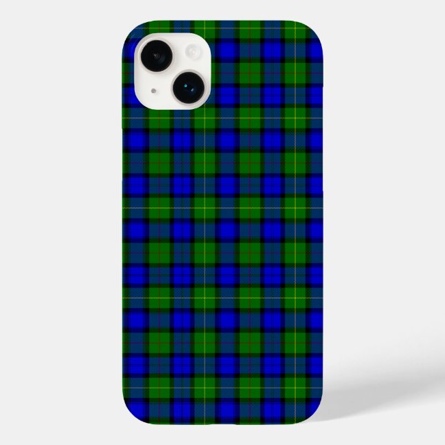 Farquharson tartan blau grün kariert Case-Mate iPhone hülle (Rückseite)