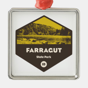 Farragut Staat Park Idaho Ornament Aus Metall