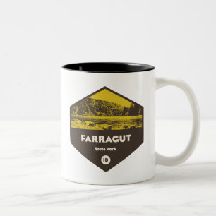 Farragut Staat Park Idaho Zweifarbige Tasse