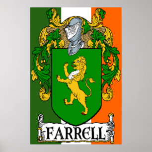 Farrell Coat of Arms Print Poster