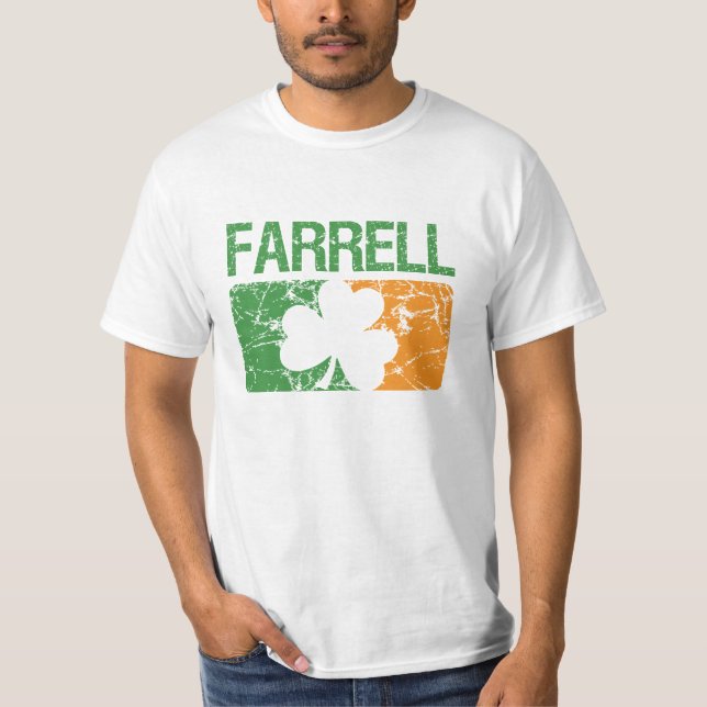 Farrell Familienname-Klee T-Shirt (Vorderseite)