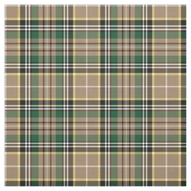 Farrell Tartan Pattern Tan Irish Kariert Stoff (Muster)