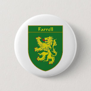 Farrell Wappen/Familienwappen Button