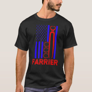 Farrier Horseshoe Hoof Trimming Equine Shooting 1 T-Shirt
