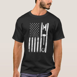 Farrier Horseshoe Hoof Trimming Equine Shooting 2 T-Shirt