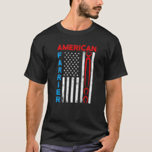 Farrier Horseshoe Trimming Equine Shoing _4 T-Shirt