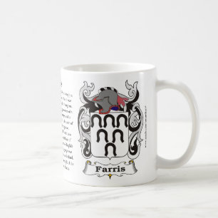 Farris, Ursprung, Bedeutung und das Wappen Kaffeetasse