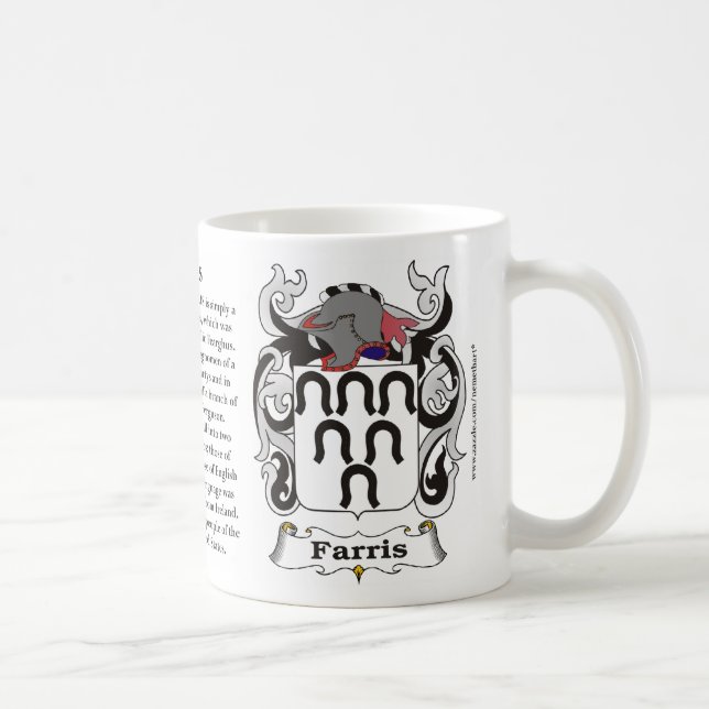 Farris, Ursprung, Bedeutung und das Wappen Kaffeetasse (Rechts)