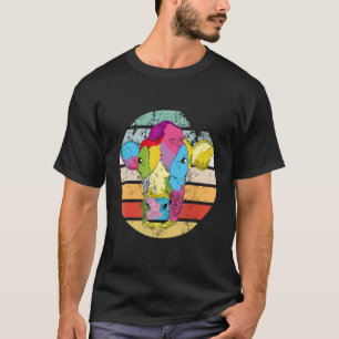 Färse Kuh Vintage Kuh  Bauer Landwirt Tier Mama T-Shirt