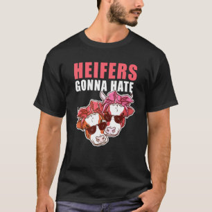Färsen hassen Kuh-Landwirtschaftstiere T-Shirt