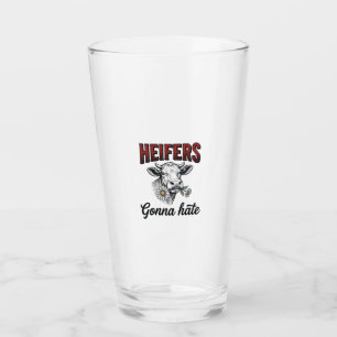 Färsen Werden Hassen Lustiges Kuh Vintage Gravur T Glas
