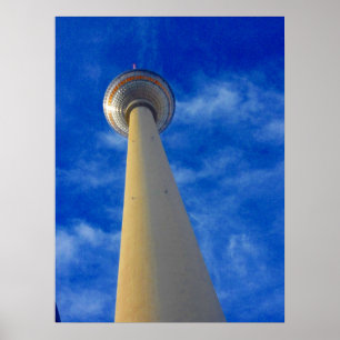 Farshturm berlin blau poster
