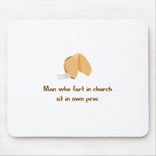 Fart in church mousepad
