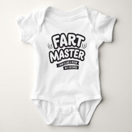 Fart Master, i can clear a room in 5 seconds Baby Strampler