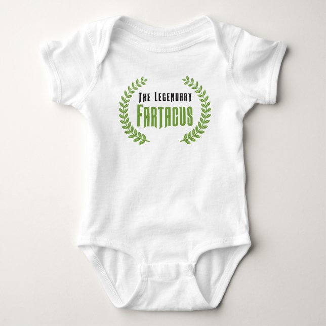 Fartacus Baby Bib Strampler (Vorderseite)