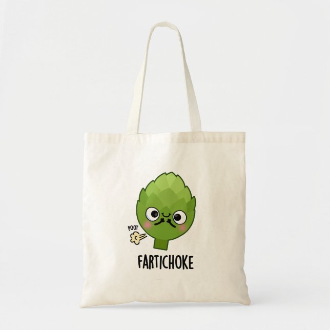 Fartichoke Funny Farting Artichoke Pun Tragetasche (Vorne)
