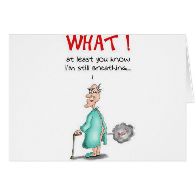 Farting alter Mann (Vorderseite (Horizontal))